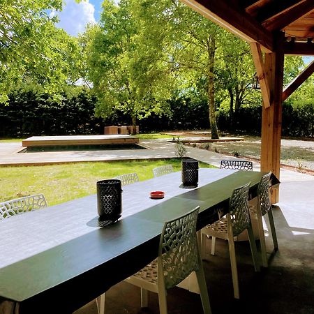 L Estanguet Maison Octogonale En Foret Rion-Des-Landes Exteriör bild