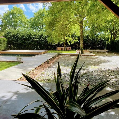 L Estanguet Maison Octogonale En Foret Rion-Des-Landes Exteriör bild