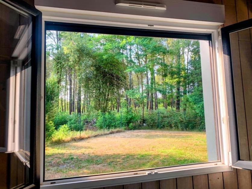 L Estanguet Maison Octogonale En Foret Rion-Des-Landes Exteriör bild